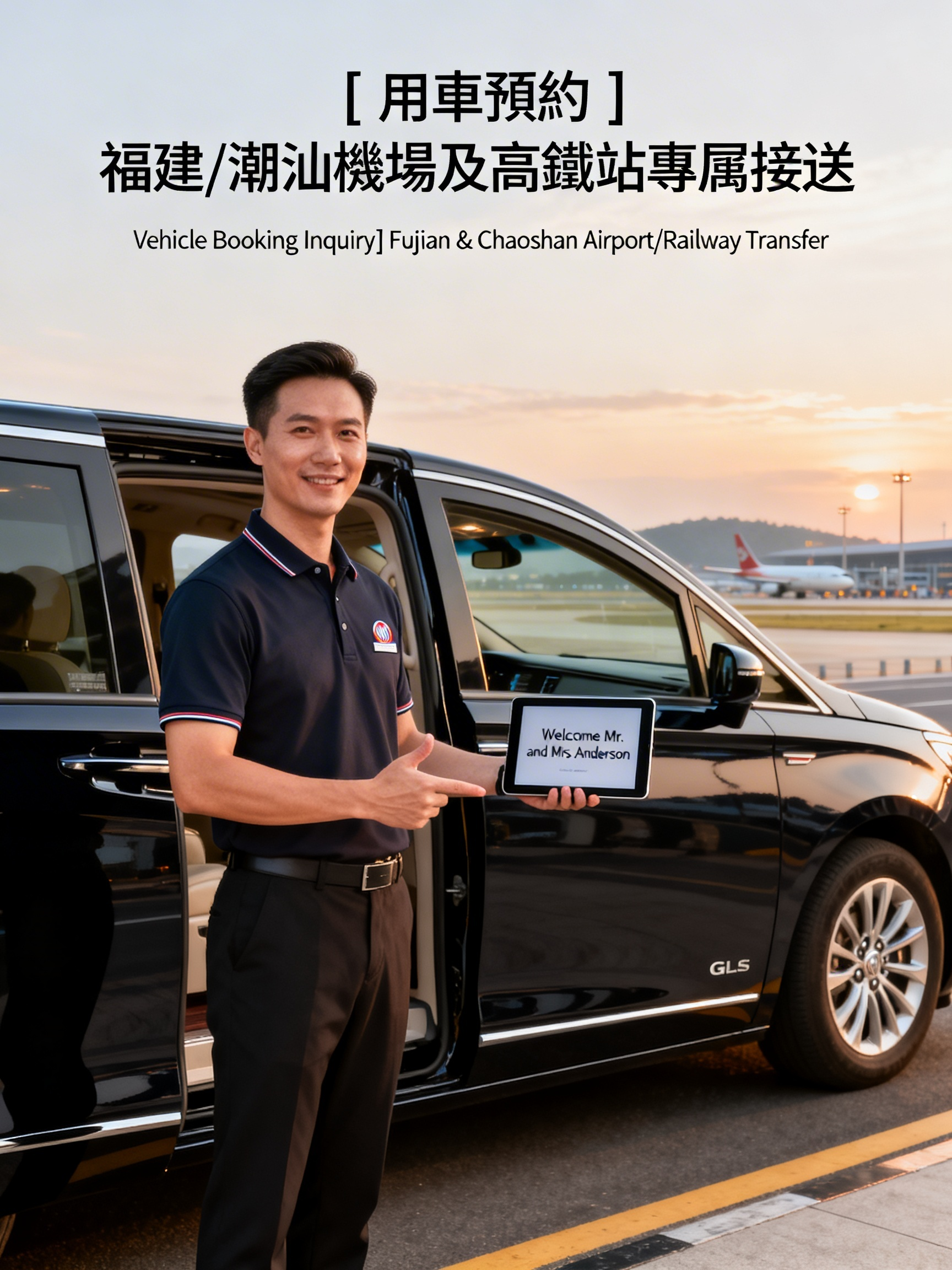 [用車預約諮詢] 福建/潮汕機場及高鐵站專屬接送：專業調度與行程報價[Vehicle Booking Inquiry] Fujian & Chaoshan Airport/Railway Transfer: Professional Dispatch & Quote Service